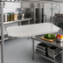 Thumbnail image #2 for Metro Super Erecta 48-Inch x 21-Inch Solid Stainless Steel Shelf, Autoclavable/Cart-Washable