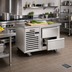Thumbnail image #2 for Traulsen Spec-Line 48-Inch Self-Contained Two-Drawer Refrigerated Equipment Stand