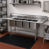 Thumbnail image #2 for Eagle Spec-Master FN Series Four-Compartment Stainless Steel Sink with 24-Inch Left Drainboard, 97-1/2-Inch W