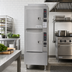 Thumbnail image #2 for Cleveland Steamcraft Ultra 10 2-Compartment Pressureless Natural Gas Convection Steamer, 10-Pan Capacity