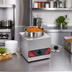 Thumbnail image #2 for Nemco Food Equipment 4 Quart Single-Well Wet Countertop Food Warmer with Inset, Cover and Ladle