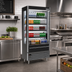Thumbnail image #2 for Beverage-Air Vuemax Slim Open-Air Merchandiser Refrigerator