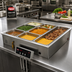 Thumbnail image #2 for Hatco HWBI43-6MA Drop-In Modular/Ganged 6-Pan 4/3-Size Heated Well with Manifold Drain and Auto-Fill
