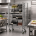 Thumbnail image #2 for 48-Inch Wide Mobile Mixed Wine Storage Security Unit with Security Doors and Casters