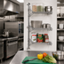 Thumbnail image #2 for Metro Super Erecta 3-Tier Mid Unit Post-Type Wall Mount for 14-Inch Shelves, Chrome Plated
