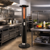 Thumbnail image #2 for Freestanding Electric Carbon Fiber Patio Heater with 360° Tip-Over Safety Switch