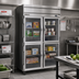 Thumbnail image #2 for Beverage-Air Horizon Series Two-Section Reach-In Freezer with 4 Half-Glass Doors
