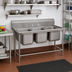 Thumbnail image #2 for Advance Tabco Regaline 3-Compartment Stainless Steel Sink with 24