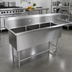 Thumbnail image #2 for John Boos Pro-Bowl 3-Compartment Sink with 24-Inch Right-Hand Drainboard, 24