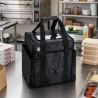 Thumbnail image #3 for American Metalcraft Deluxe BLDB1212 12-1/2 Inch Square Insulated Delivery Bag, Black Case of 10