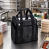 Thumbnail image #3 for Deluxe 12-1/2 Inch Square Insulated Delivery Bag, Black