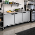 Thumbnail image #3 for Beverage-Air 3-Section Undercounter Refrigerator, 72 Inch Wide, 17.88 Cu. Ft., 3-Door, Rear-Mounted Self-Contained