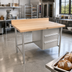 Thumbnail image #2 for John Boos 60-Inch x 30-Inch Wood Top Bakers' Table with 3 Drawers