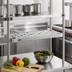 Thumbnail image #3 for Eagle Group Quik-Set 36 Inches Wide x 24 Inches Deep Louvered Solid Shelf, 14 Gauge Galvanized Steel, Gray Epoxy Finish