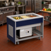 Thumbnail image #2 for Atlas Metal INFHC-3 Mobile Hot/Cold Food Unit, 3-Pan Capacity