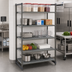 Thumbnail image #2 for Cambro Camshelving Basics Plus 5-Tier Vented Stationary Starter Shelving Unit, 24