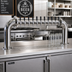 Thumbnail image #2 for Perlick 4066-6L Countertop Pass-Thru Glycol-Cooled Brew Pipe Draft Beer Tower, 6 Faucets, Polished Chrome