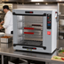 Thumbnail image #3 for Metro HotBlox Xpress S8 Pass-Thru Countertop Quick-Pick 4-Shelf Heated Holding Cabinet with Touchscreen Controls