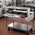 Thumbnail image #2 for ServeWell® Customer Side Plate Rest, 76-Inch x 8-Inch x 1-Inch, 300 Series Stainless Steel