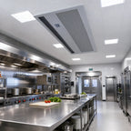 Thumbnail image #2 for Berner Architectural ARE16-4144A-3 Recessed Unheated Air Curtain, 144-Inch, Four 1 HP Motors, Up to 16-Ft Mounting Height