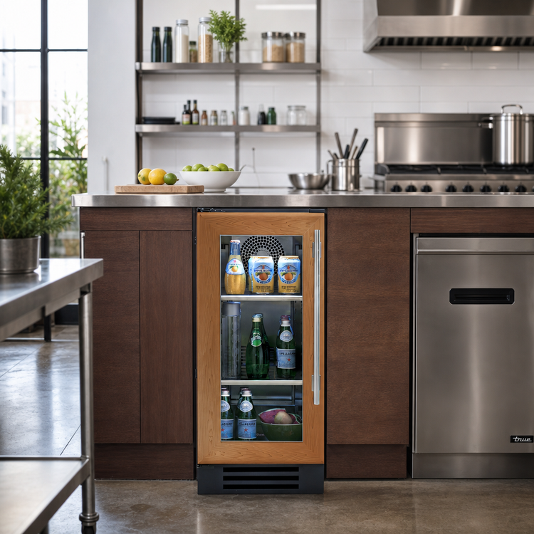 Product image #2 for True Residential 15-Inch One-Section Undercounter Refrigerator with Panel-Ready Glass Door