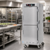 Thumbnail image #2 for Metro C5 8 Series Full-Height Mobile Controlled Temperature Holding Cabinet with Solid Dutch Doors and Universal Wire Slides
