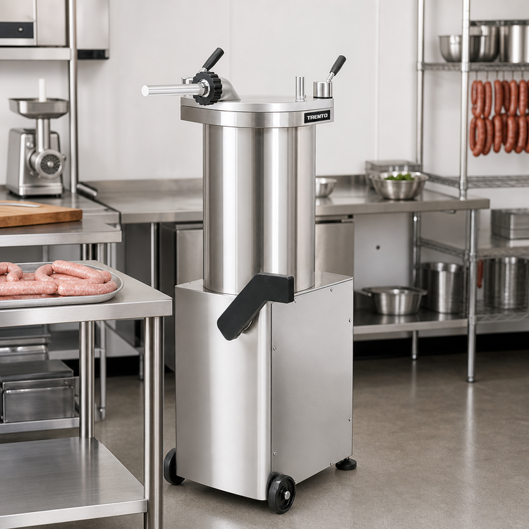 Product image #2 for Trento Vertical Automatic Hydraulic Piston Sausage Stuffer, 65 lb Capacity