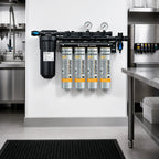 Thumbnail image #2 for Everpure COLDRINK 4-4FC Commercial Cold Beverage Water Filtration System, 60,000-Gallon, 10 GPM, 0.2-Micron, 5-Filter