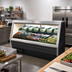 Thumbnail image #2 for Howard-McCray 119-Inch Remote Double Duty Deli Meat & Cheese Service Case, Straight Glass, LED Lighting, Black Exterior