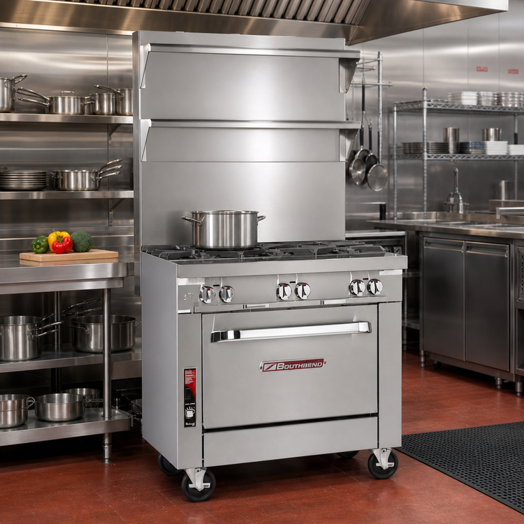 Product image #2 for Southbend Platinum Heavy Duty 48-Inch Modular Natural Gas Range with 8 Open Burners