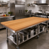 Thumbnail image #2 for Appalachian Red Oak Island Countertop with Edge Grain Construction, 84 x 30 x 1-1/2 Inches, Oil Finish