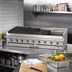 Thumbnail image #2 for Bakers Pride Dante Series L-72RS 72-Inch Low-Profile Countertop Gas Radiant Charbroiler
