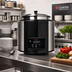 Thumbnail image #3 for CookTek SinAqua 11 Qt Freestanding Waterless Induction Soup Warmer with Digital Touch Controls