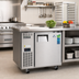 Thumbnail image #2 for Everest Refrigeration ETR1 One-Section Undercounter/Worktop Refrigerator, 9 Cu. Ft., Side-Mounted Self-Contained