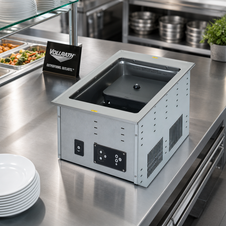 Product image #2 for Vollrath 1-Well Modular Induction Dry Well Hot Drop-In Food Well, 208-240V