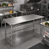 Thumbnail image #2 for Eagle Spec-Master 48 Inch x 24 Inch 14-Gauge Stainless Steel Work Table