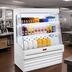 Thumbnail image #2 for Howard-McCray Ovation Series 75-Inch White Remote Dairy Open Merchandiser with LED Shelves