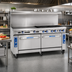Thumbnail image #2 for Imperial Pro Series 72-Inch Gas Restaurant Range with Griddle and 2 Standard Ovens