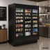 Thumbnail image #2 for Structural Concepts Fusion Self-Service Refrigerated Display Case with 3 Front Swinging Glass Doors, Remote DX, 74-1/4 Inches W x 37-1/8 Inches D x 84-1/2 Inches H