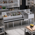 Thumbnail image #3 for Krowne Royal Series 84-Inch Single Zero-Step Speed Station with 10-Circuit Cold Plate