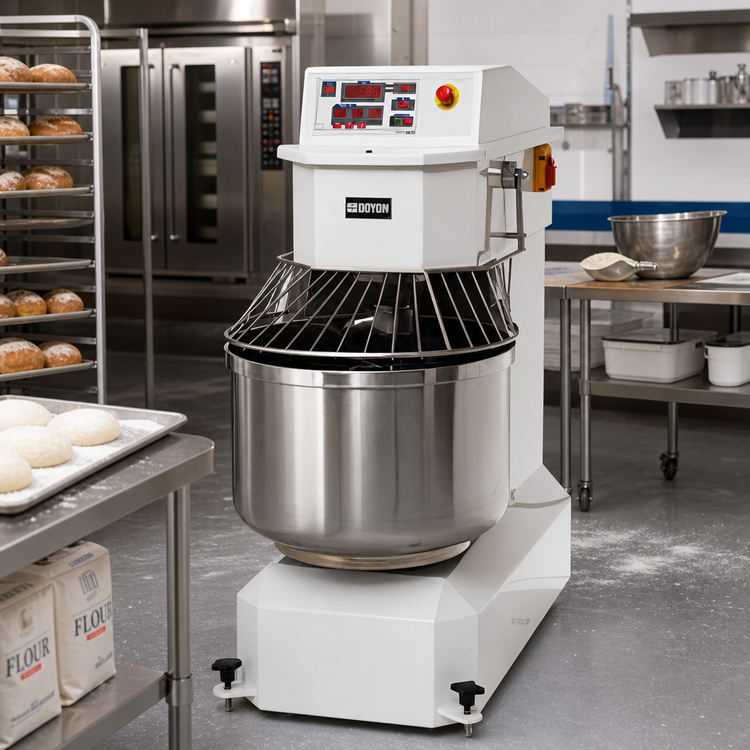 Product image #2 for Doyon AEF025SP Spiral Dough Mixer, 88 lb Capacity, 2-Speed, Programmable Digital Control