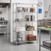 Thumbnail image #2 for Eagle Redipak 4-Tier Stationary Wire Shelving Unit, 36 x 18 x 74 Inches, Zinc Finish