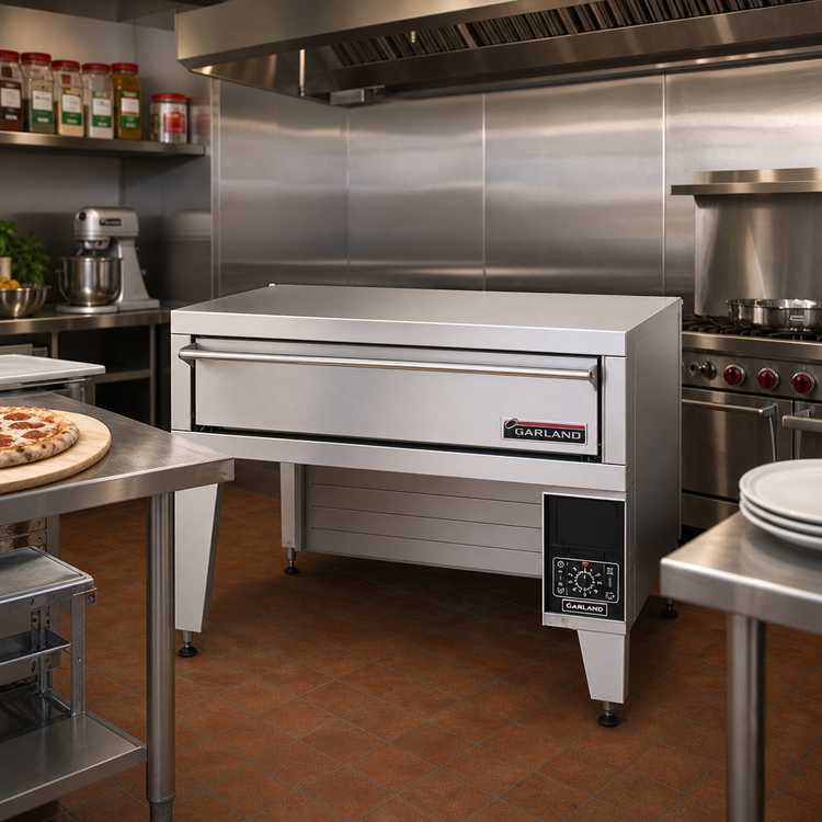 Product image #2 for Garland G56PB Single-Deck Air-Deck Gas Pizza Oven, 56 x 36 Inch Deck Surface
