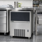 Thumbnail image #2 for Eurodib USA Brema CB640AHCAWS Undercounter Air-Cooled Cube Ice Maker with 88 lb Bin, 154 lb/24 Hr Production, 13 g Cubes