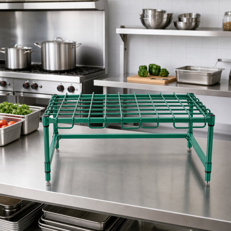 Product image #2 for EagleGard Stationary Wire Dunnage Rack with Removable Wire Assembly, 30 x 24 x 14 Inches, 1,600 lb Capacity