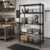 Thumbnail image #2 for Quantum 4-Shelf Stationary Wire Shelving Starter Kit, 36