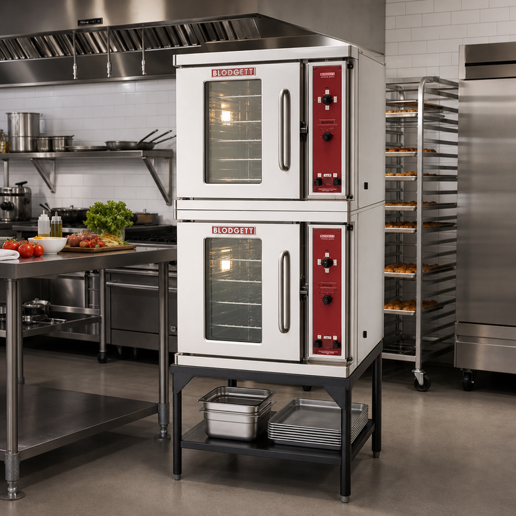 Product image #2 for Blodgett Premium Series CTB DBL Double-Deck Half-Size Standard-Depth Electric Convection Oven
