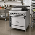 Thumbnail image #2 for Jade Range Titan JTRH-18B-1HT-36C 36-Inch Gas Heavy Duty Range with 18-Inch Charbroiler, 18-Inch Hot Top, and Convection Oven