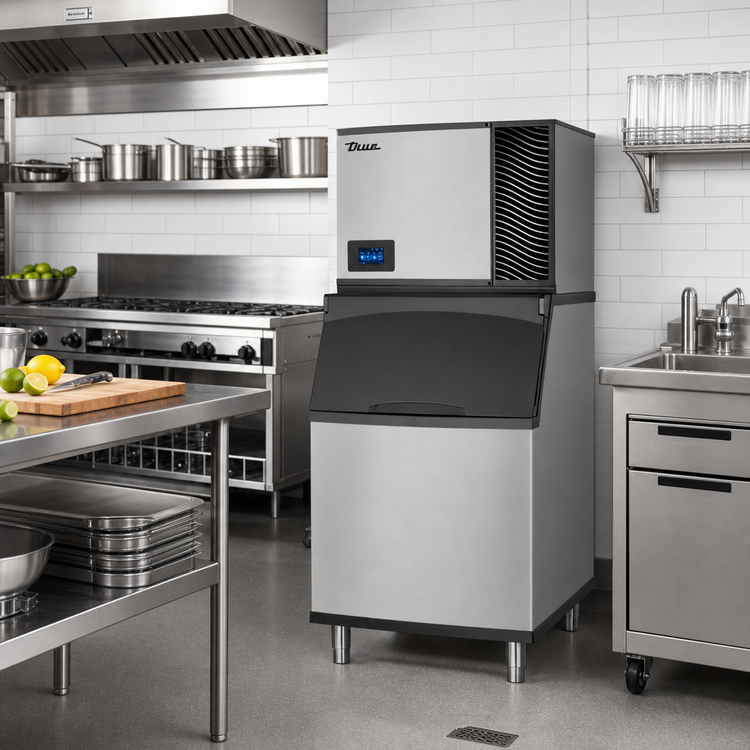 Product image #2 for True Ice Series Half-Cube Self-Contained Air-Cooled Ice Maker, 640 lb./24 Hr, 30 Inch Wide