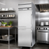 Thumbnail image #2 for Beverage Air Horizon Series One-Section Reach-In Freezer, 21.06 Cu. Ft., 2 Half Solid Doors, Top-Mounted Self-Contained, Stainless Steel